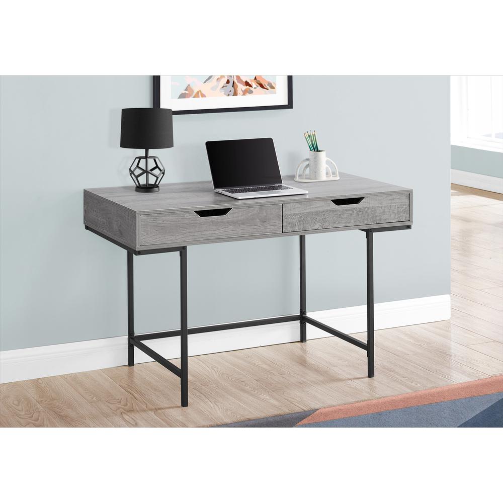 Computer Desk, Home Office, Laptop, Storage Drawers, 48L