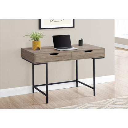 Computer Desk, Home Office, Laptop, Storage Drawers, 48L