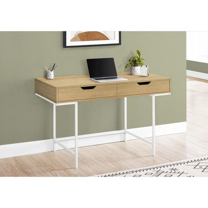 Computer Desk, Home Office, Laptop, Storage Drawers, 48L