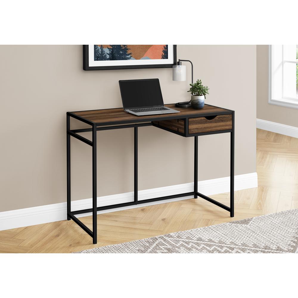 Computer Desk, Home Office, Laptop, Storage Drawer, 42L