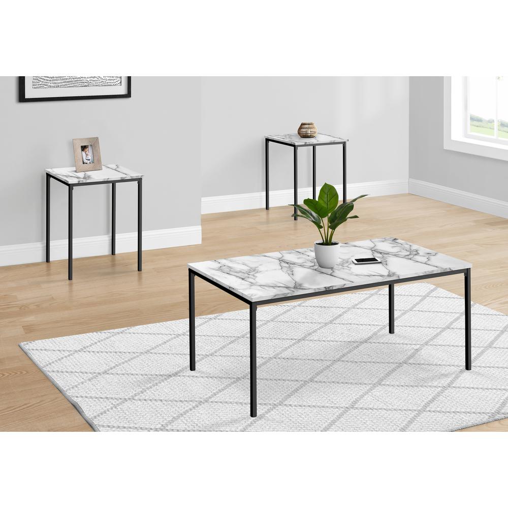 Table Set, 3pcs Set, Coffee, End, Black