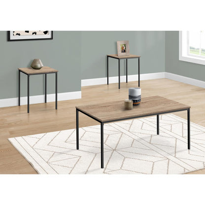 Table Set, 3pcs Set, Coffee, End, Black