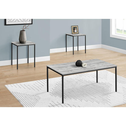 Table Set, 3pcs Set, Coffee, End, Black