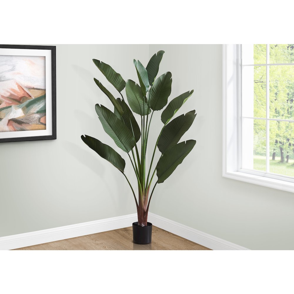 Artificial Plant, 83" Tall, Indoor, Decorative, Floor, Palm Tree