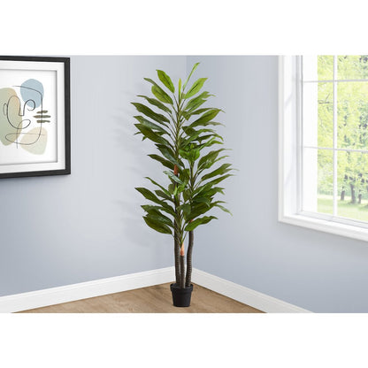 Artificial Plant, 83" Tall, Indoor, Dracaena Tree, Decorative