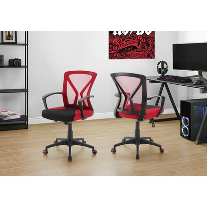 Office Chair, Adjustable Height, Swivel, Ergonomic, Armrests, Computer Desk