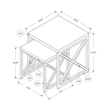 Nesting Table, Set Of 2, Side, End,