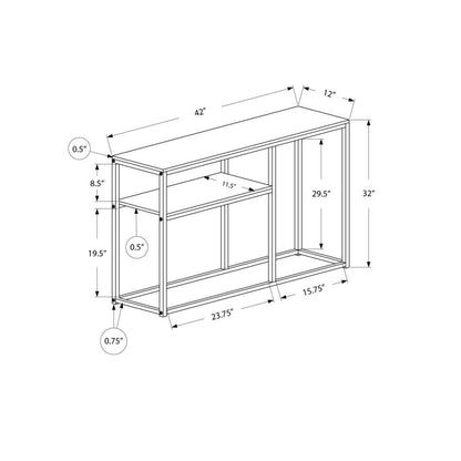 Accent Table, Console, Entryway, Narrow, Sofa, Living Room, Bedroom