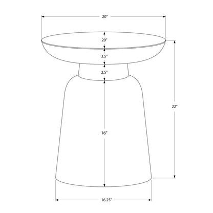 Accent Table, Drum, Side, End, Nightstand, Lamp, Living Room, Bedroom, White