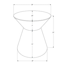 Accent Table, Drum, Side, End, Nightstand, Lamp, Living Room, Bedroom, Gold