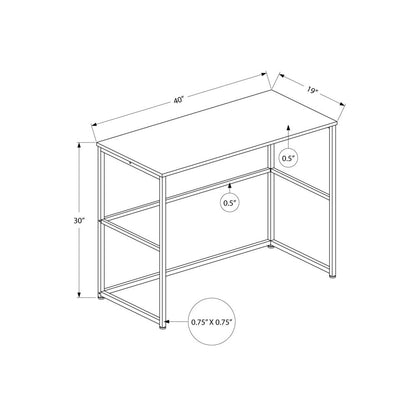 Computer Desk, Home Office, Laptop, Left, Right Set-up, Storage Drawers, 40L