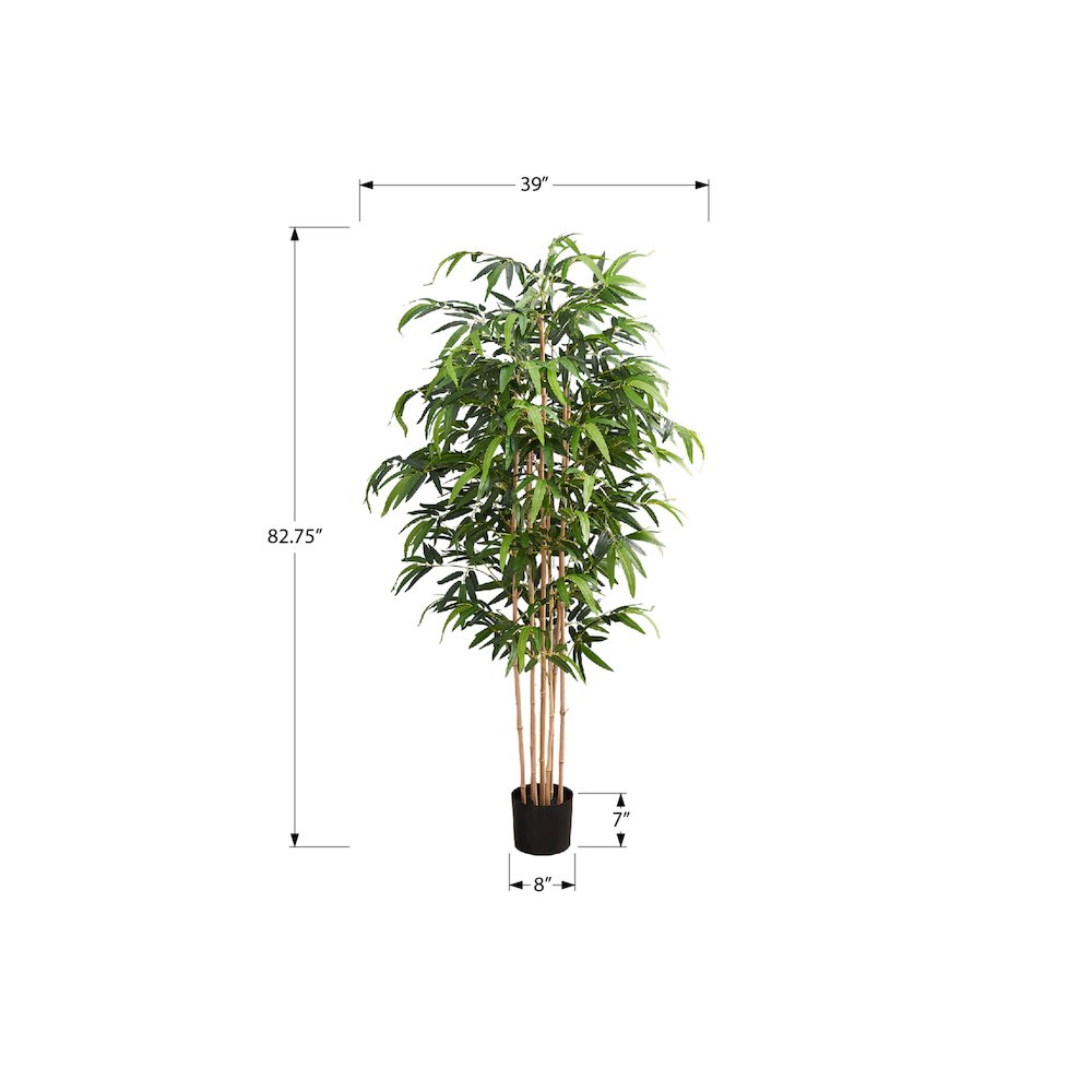 Artificial Plant, 83" Tall, Bamboo Tree, Floor, Indoor