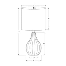 17"H, Table Lamp, Beige Ceramic, Ivory / Cream Shade, Contemporary, Modern