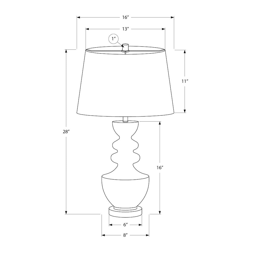 Lighting, 28"H, Table Lamp, Beige Resin, Beige Shade, Transitional
