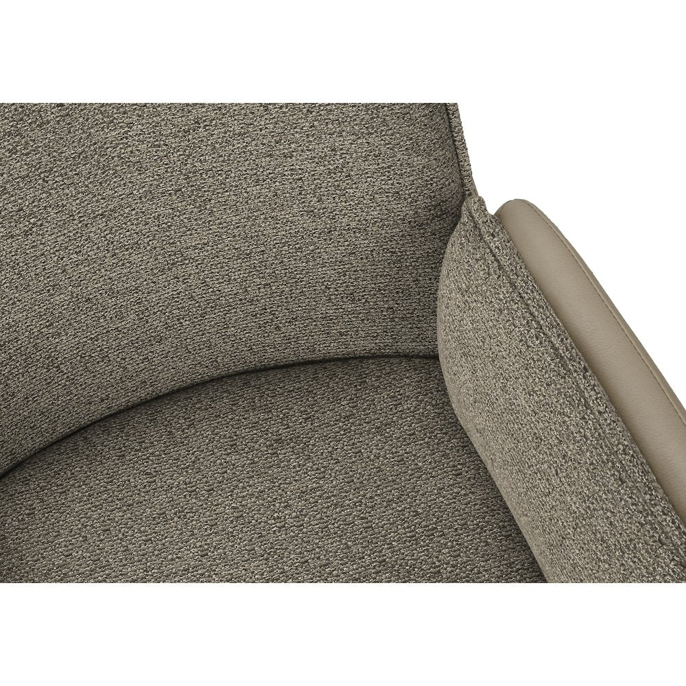 Dining Chair, 36"" Height, Set Of 2, Upholstered, Side, Brown Fabric