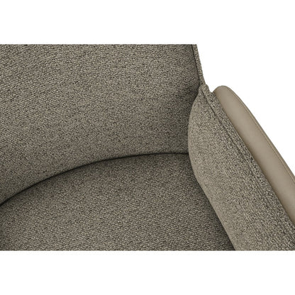 Dining Chair, 36"" Height, Set Of 2, Upholstered, Side, Brown Fabric