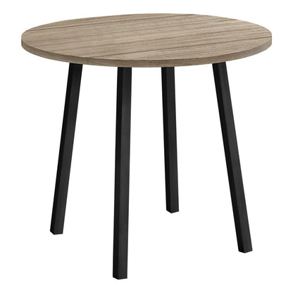 Dining Table Set, 3pcs Set, Small, 35 Drop Leaf, Kitchen, Black Metal