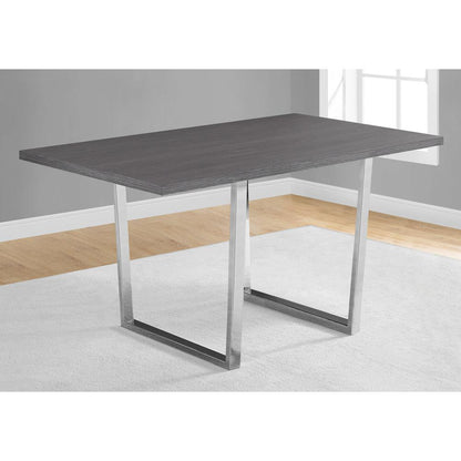Dining Table, 60 Rectangular, Kitchen, Dining Room, Grey Laminate