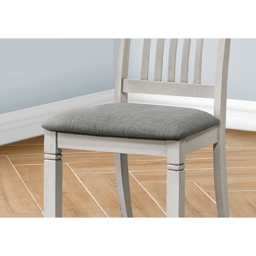 Dining Chair, 38" Height, Set Of 2, Side, Upholstered