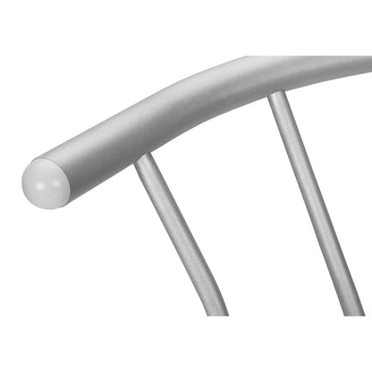 Bar Stool, Set Of 2, Swivel, Bar Height, Grey