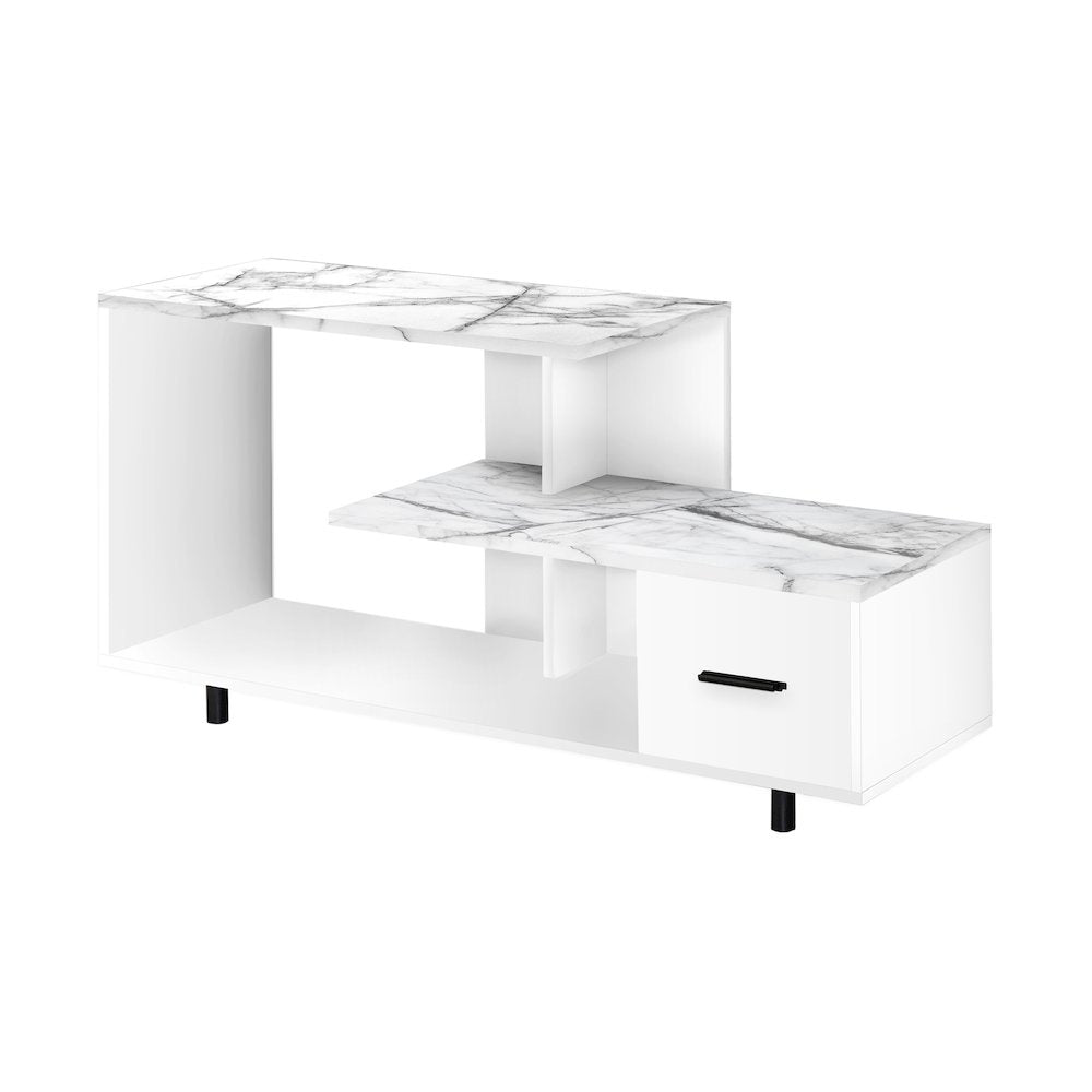 Tv Stand, 48 Inch, Console, Media Entertainment Center, Storage Drawer