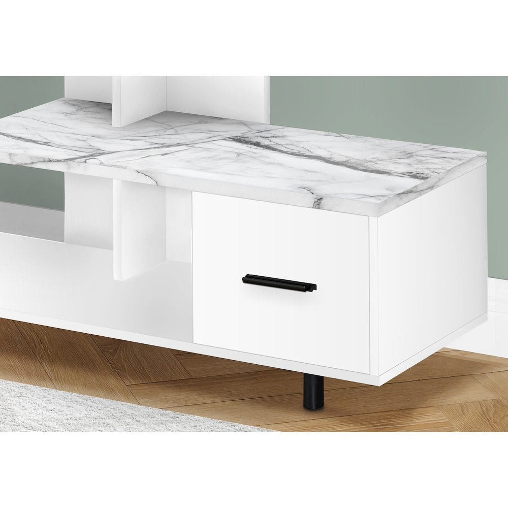 Tv Stand, 48 Inch, Console, Media Entertainment Center, Storage Drawer
