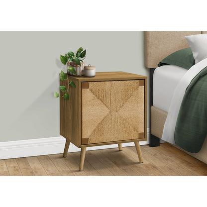 Accent Table, End, Storage, Small, Seagrass, Modern