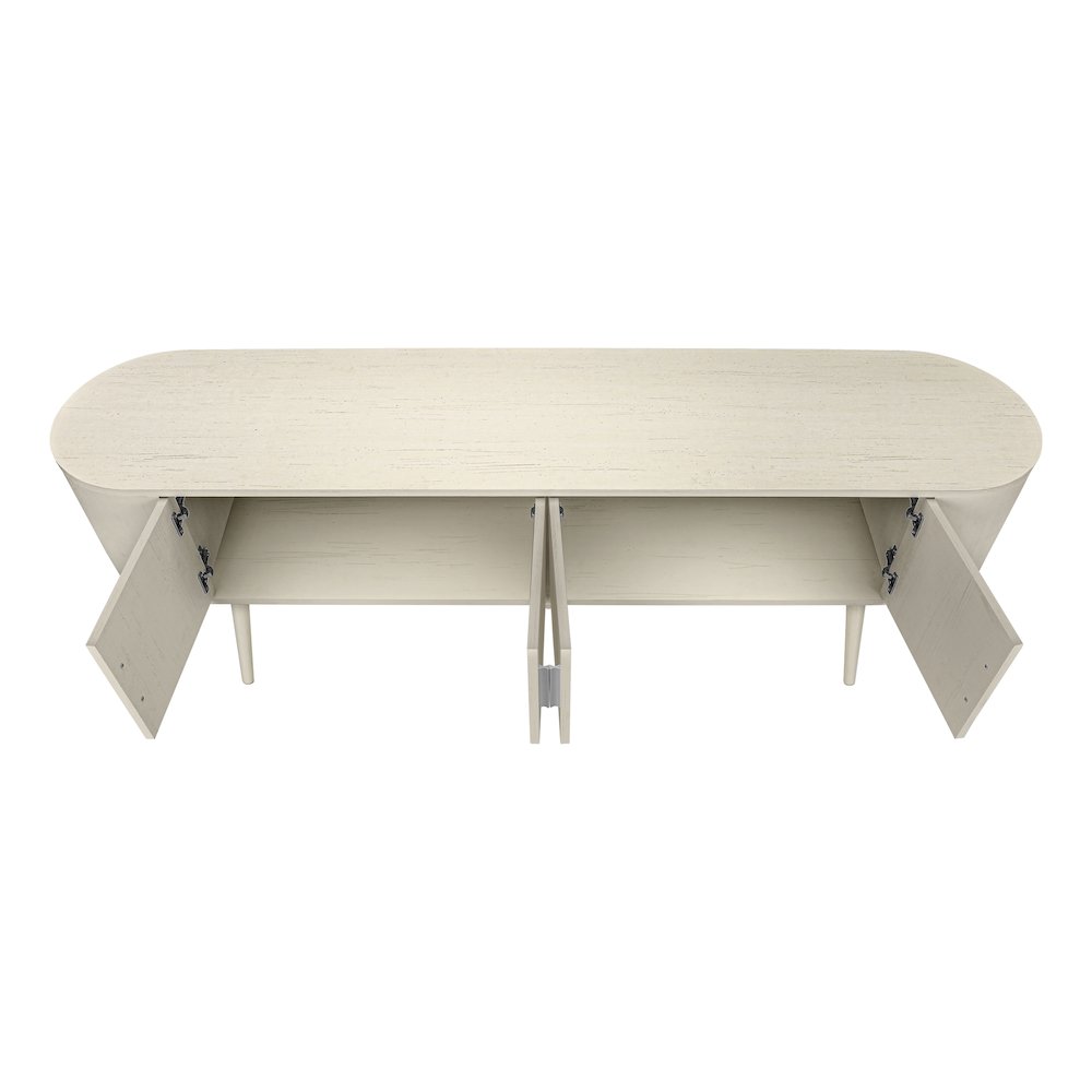 Contemporary Tv Stand in White color