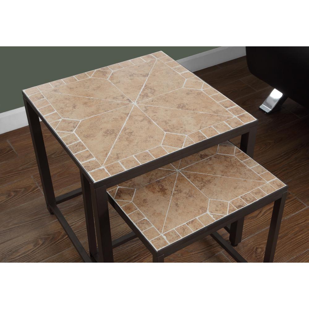 Nesting Table, Set Of 2, Side, End,