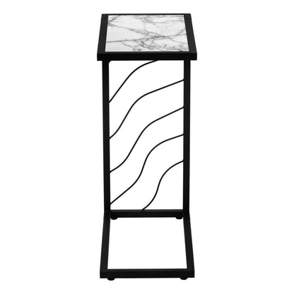 Accent Table, C-shaped, End, Side, Snack, Living Room, Bedroom