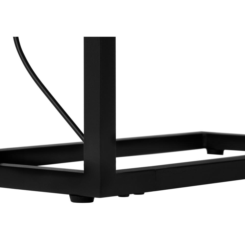 Accent Table, C-shaped, End, Side, Snack, Living Room, Bedroom