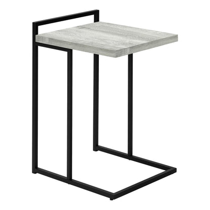 Accent Table, C-shaped, End, Side, Snack, Living Room, Bedroom