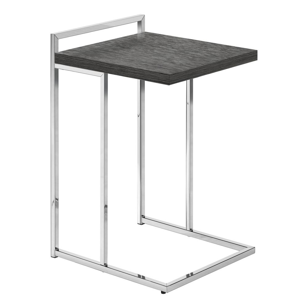 Accent Table, C-shaped, End, Side, Snack, Living Room, Bedroom