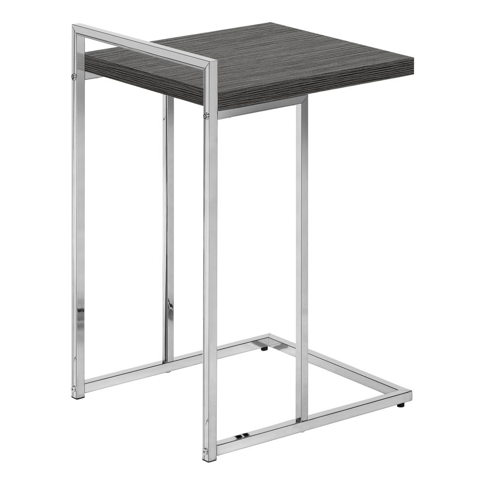 Accent Table, C-shaped, End, Side, Snack, Living Room, Bedroom
