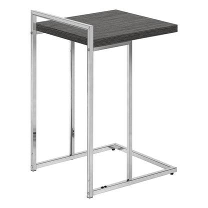 Accent Table, C-shaped, End, Side, Snack, Living Room, Bedroom