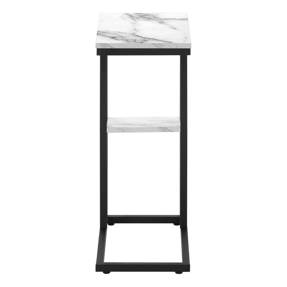 Accent Table, C-shaped, End, Side, Snack, Living Room, Bedroom