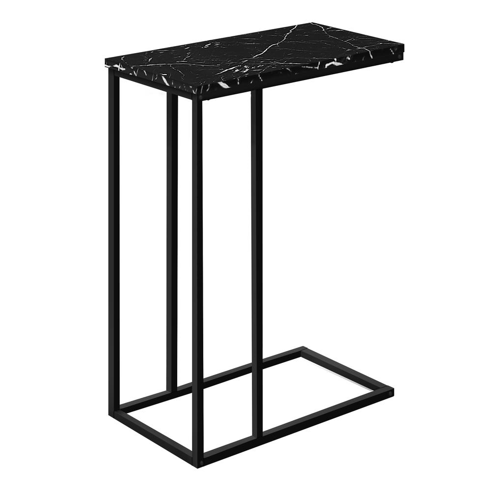 Accent Table, C-shaped, End, Side, Snack, Living Room, Bedroom