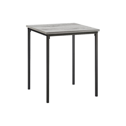 Accent Table, 22 H, Side Table, End, Small, Nightstand, Square, Grey Laminate