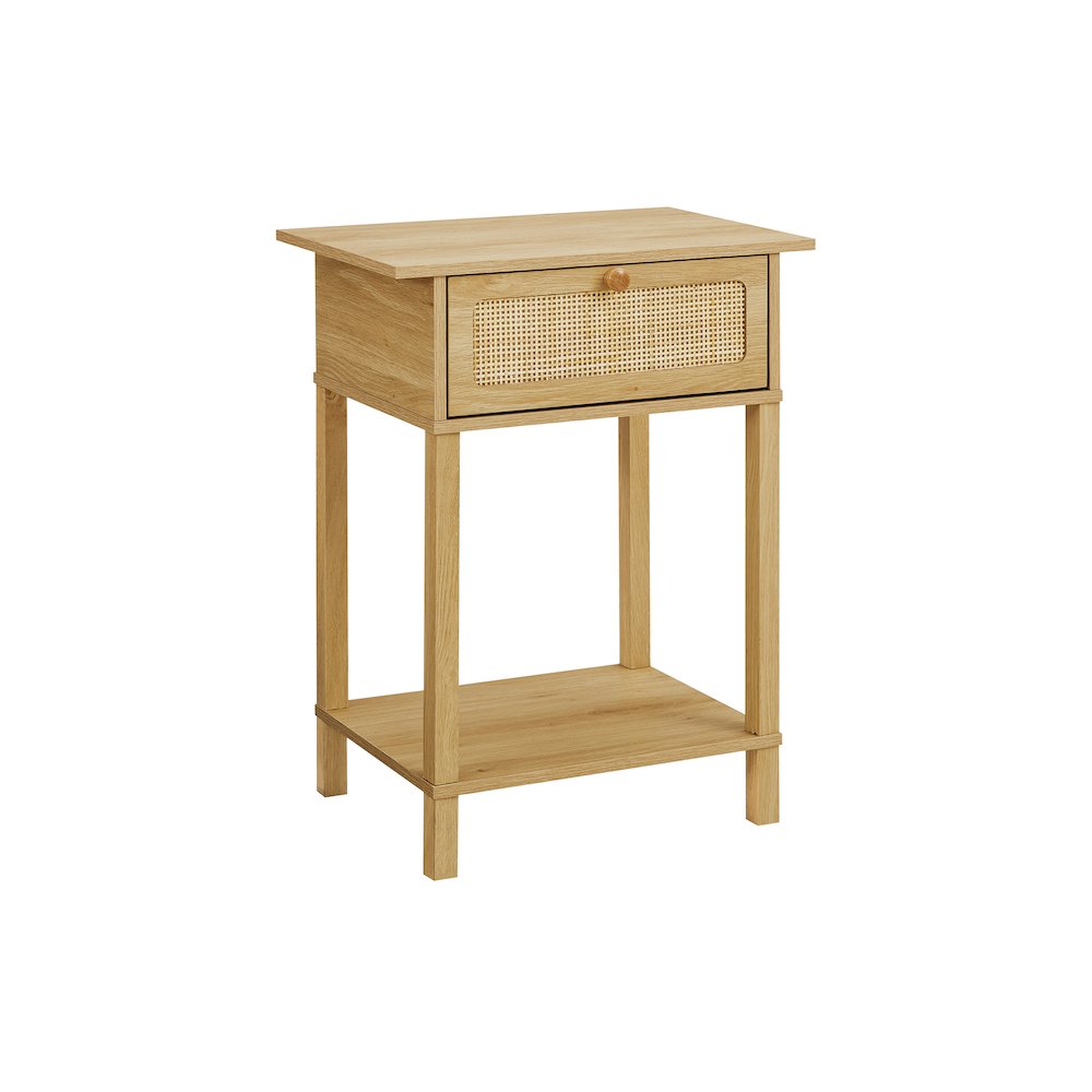 Accent Table, Bedroom, Living Room, Natural Laminate, Transitional
