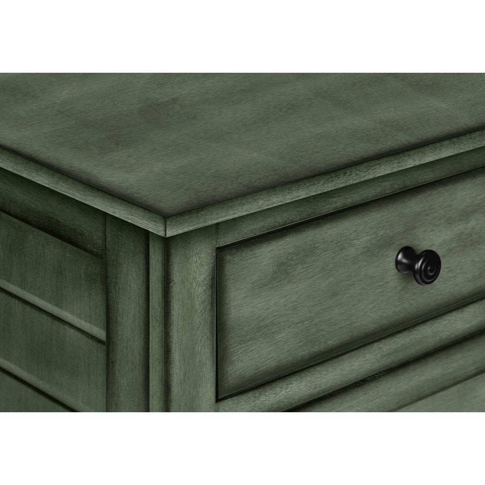 Transitional Accent Table in Green color