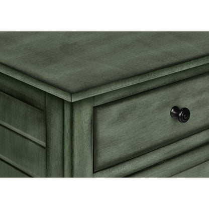Transitional Accent Table in Green color