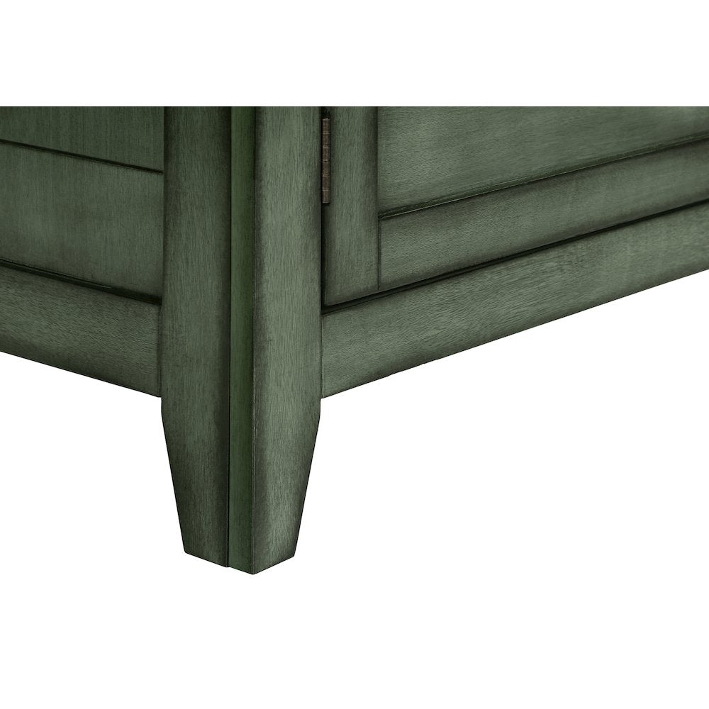 Transitional Accent Table in Green color