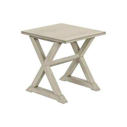 Transitional Accent Table in White color
