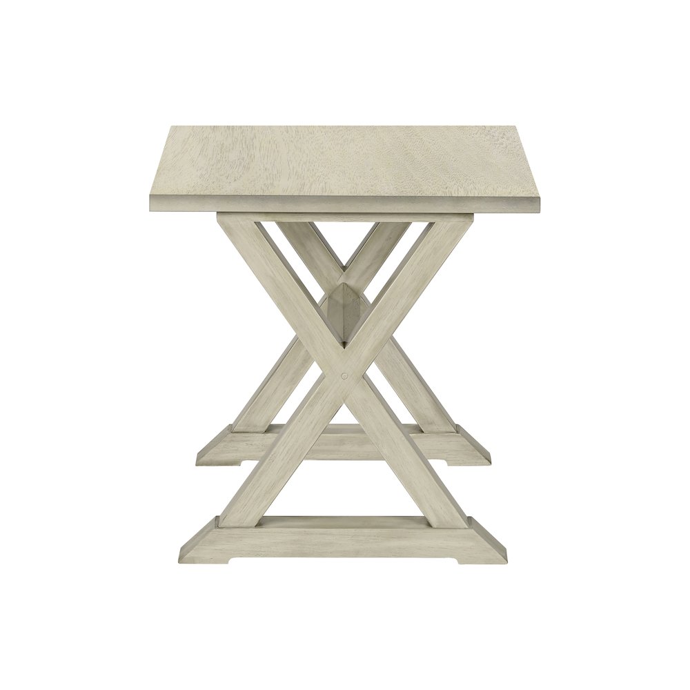 Transitional Accent Table in White color