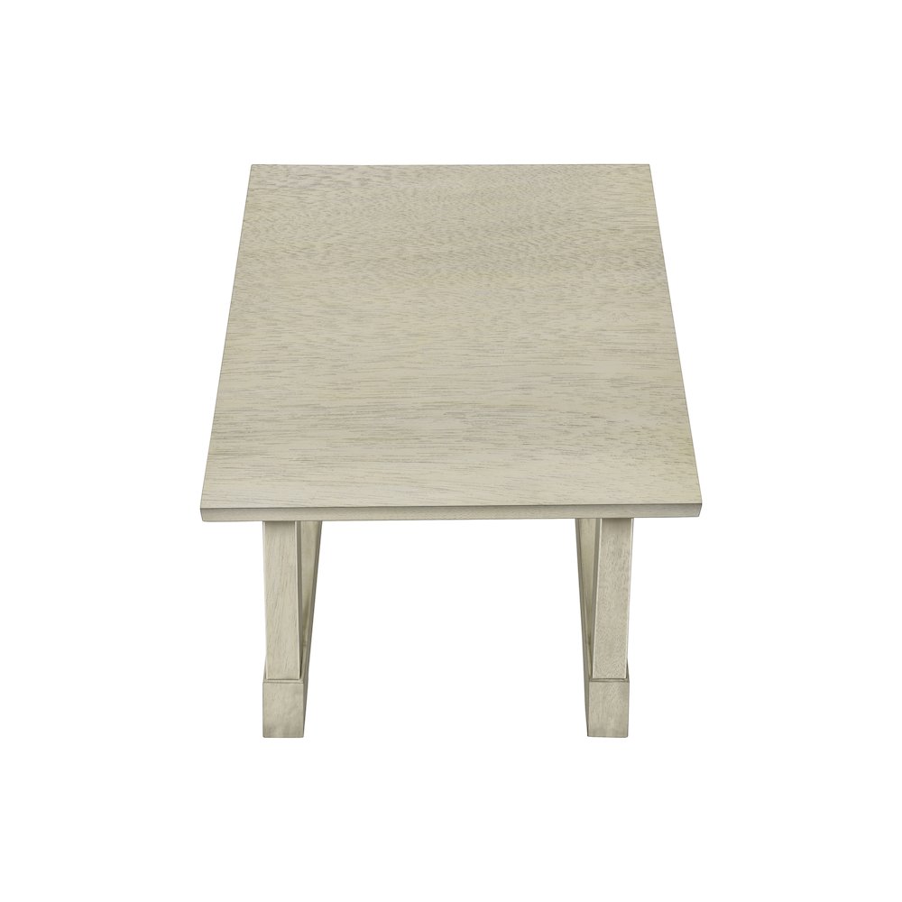 Transitional Accent Table in White color