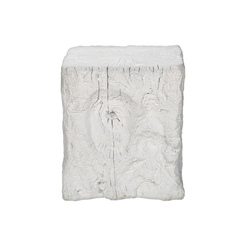 Accent Table, 25H, End, Nightstand, Side Table, Square, White, Contemporary