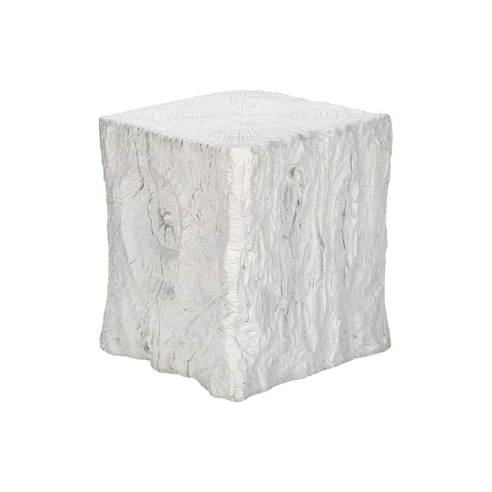 Accent Table, 25H, End, Nightstand, Side Table, Square, White, Contemporary