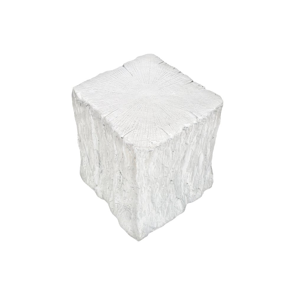 Accent Table, 25H, End, Nightstand, Side Table, Square, White, Contemporary
