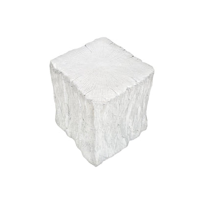 Accent Table, 25H, End, Nightstand, Side Table, Square, White, Contemporary