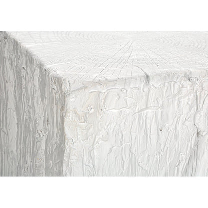 Accent Table, 25H, End, Nightstand, Side Table, Square, White, Contemporary